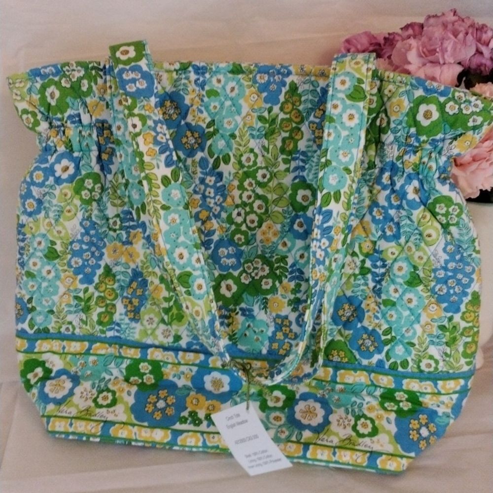 Vera Bradley Cinch Tote English Meadow